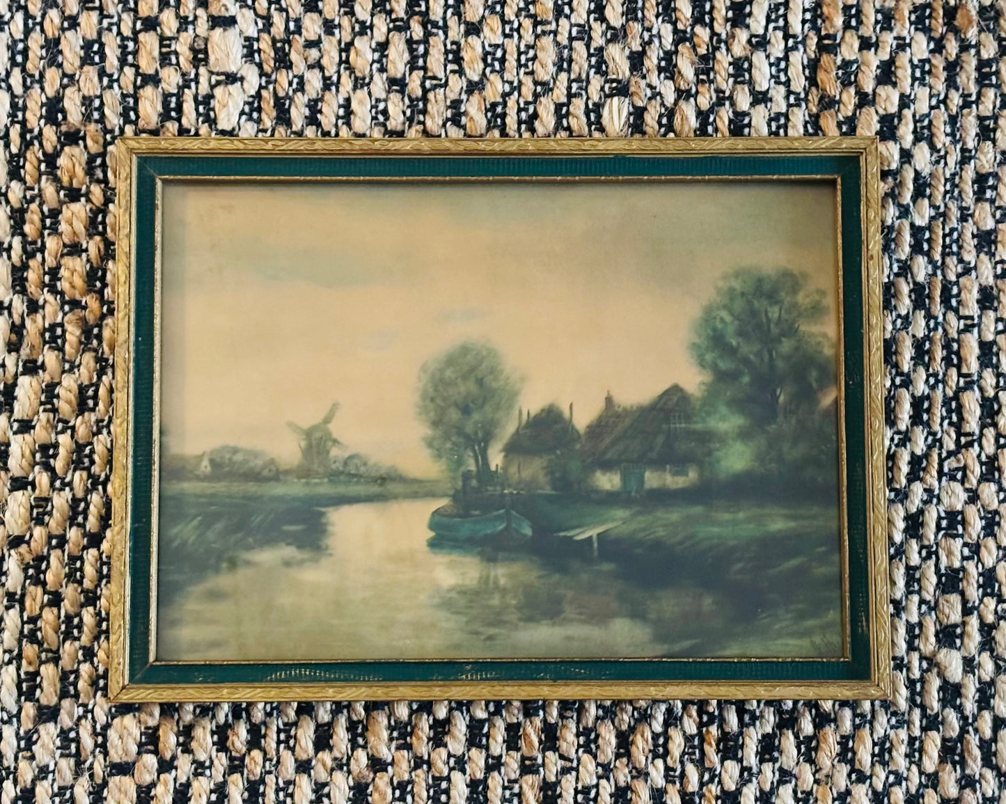 Green and brown landscape 15.25 x 11.25 x .75