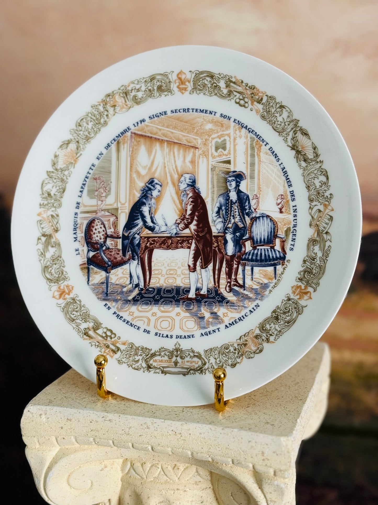 D'Arceau Limoges Plate 8.5 w 1 h