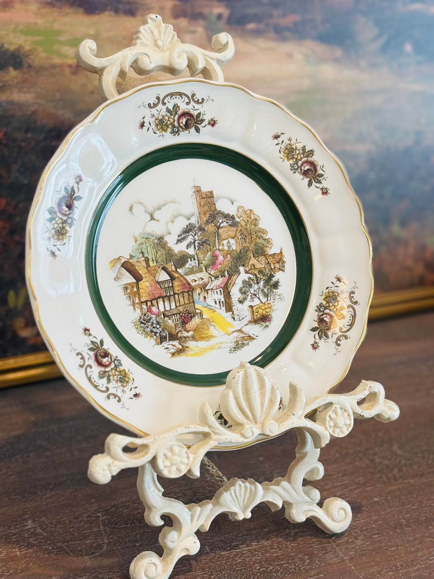 English Rural Scenes Grindley of Stoke Plate 10 w