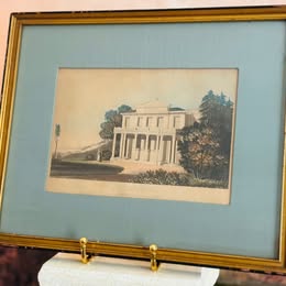 Framed Perridge House 12 x 10 x .5
