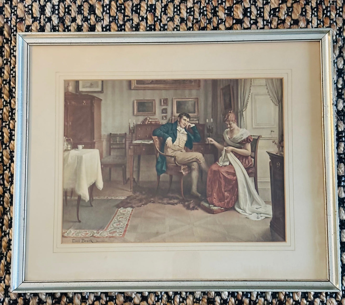 Pair of Colonial Style Prints 14 x 17