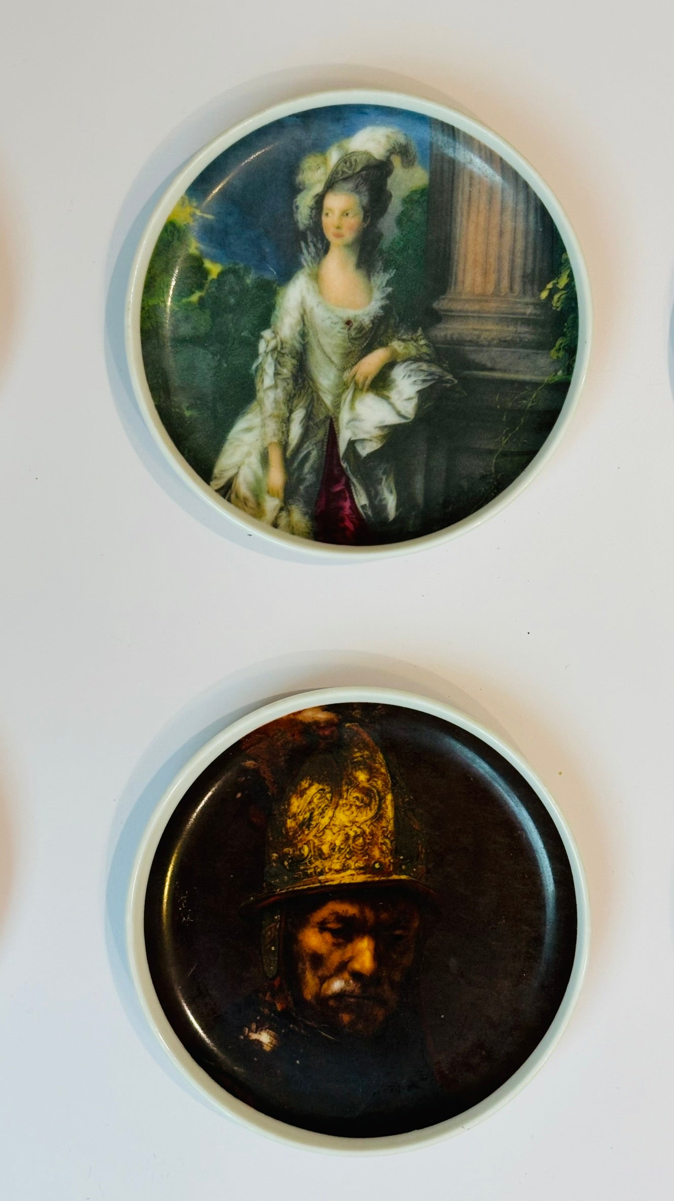 Set of 6 Kaiser Mini Collectors plates Porcelain 3.5 inches