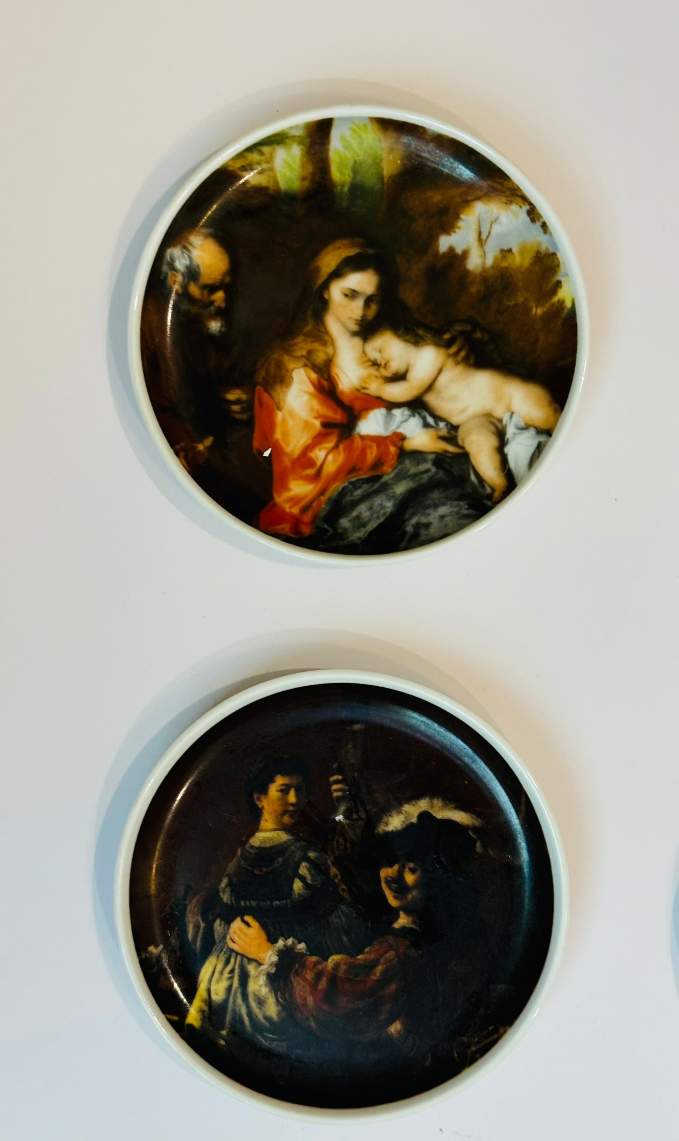 Set of 6 Kaiser Mini Collectors plates Porcelain 3.5 inches