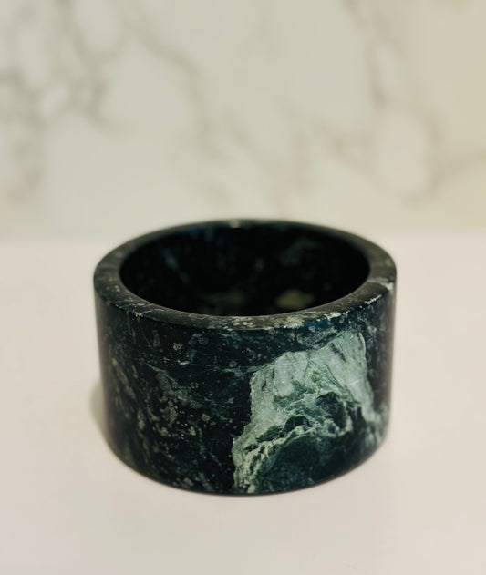 Vintage Green Marble Ashtray 4.25 x 2.5