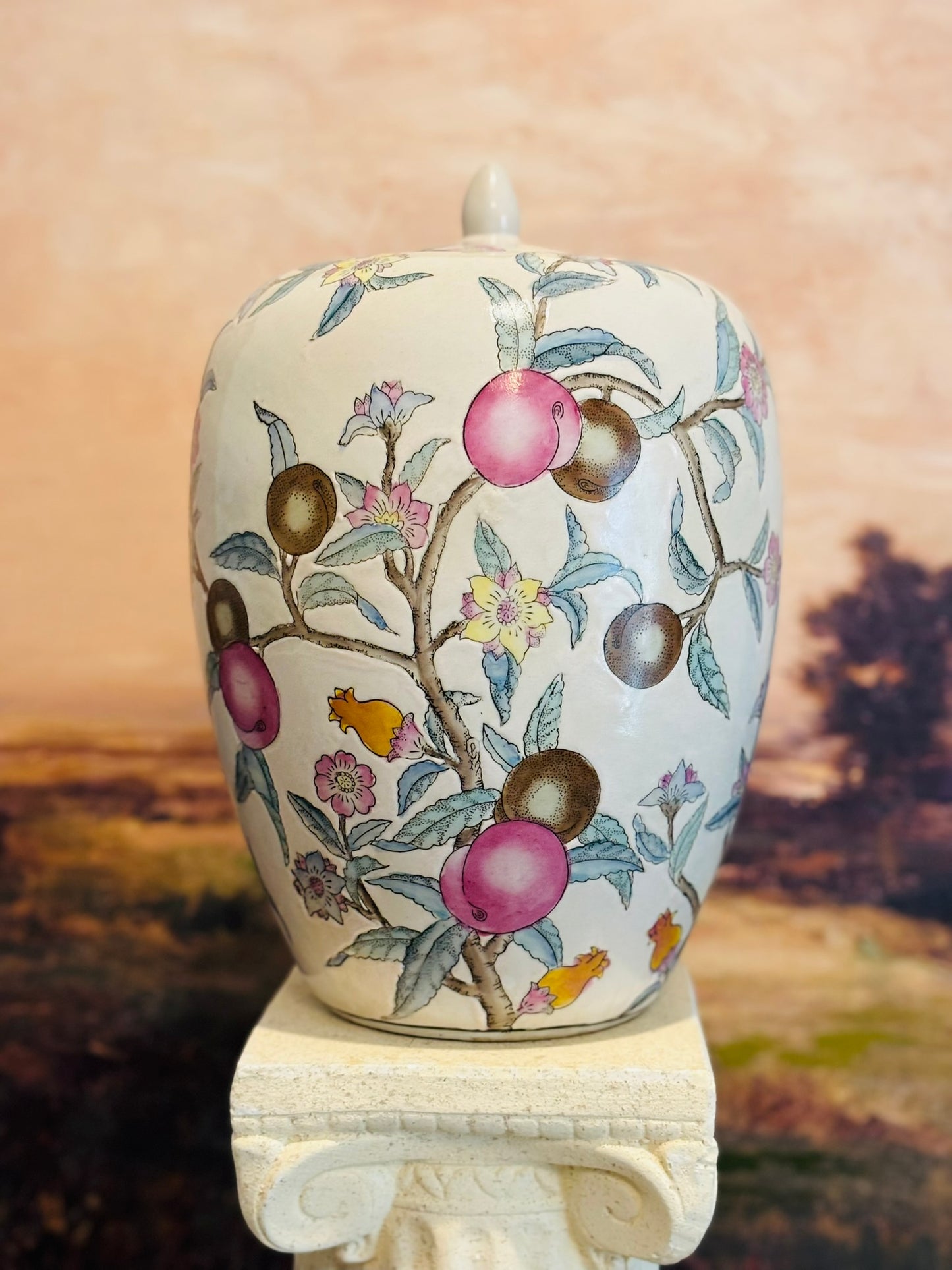 Plum Ginger Jar 8 w/d 12 h