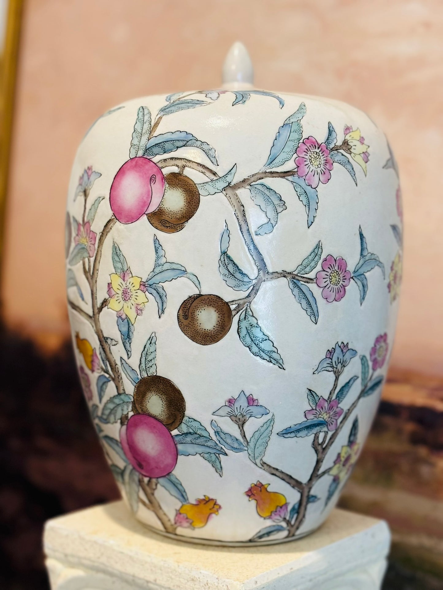Plum Ginger Jar 8 w/d 12 h