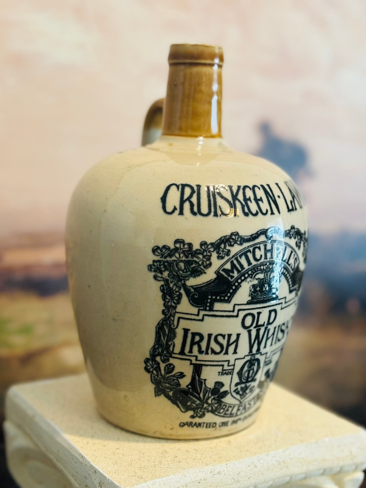 Old Irish Crock Cruiskeen-lawn 8.5 h 5 w 5.5 d