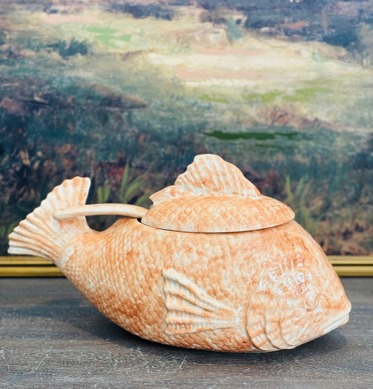 Fish tureen 16 l 8 h 7.5 w
