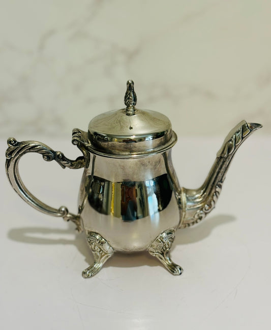 Vintage Gorham Silver Plate Teapot Creamer 5 h  6.5 w 4 d