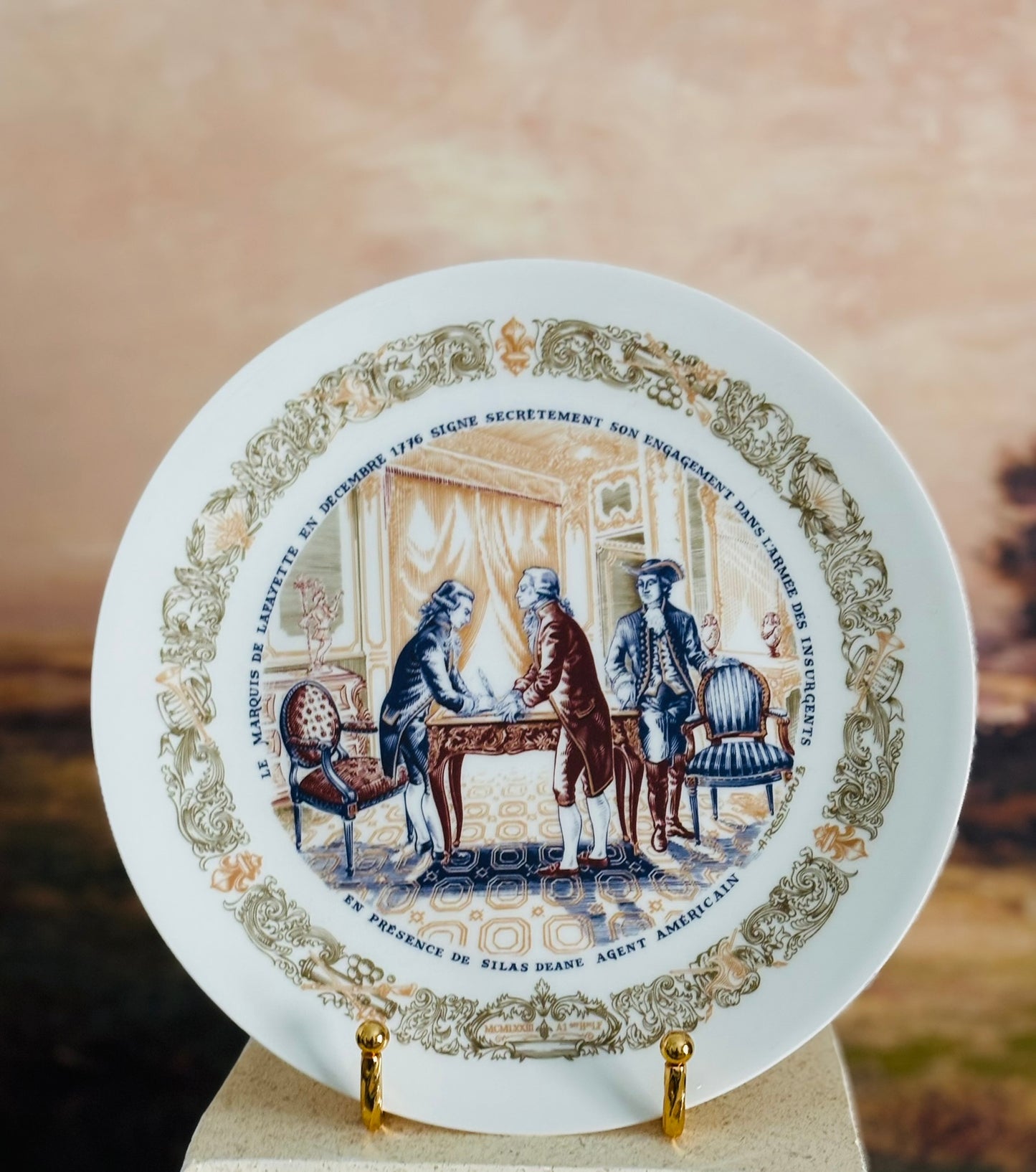 D'Arceau Limoges Plate 8.5 w 1 h
