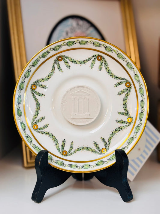 Custom Plate Intaglio Art Green Plate 5 wide