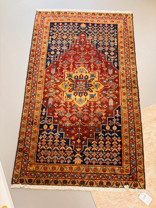 Vintage-Inspired Iran-Serapi Rug 34" x 58"