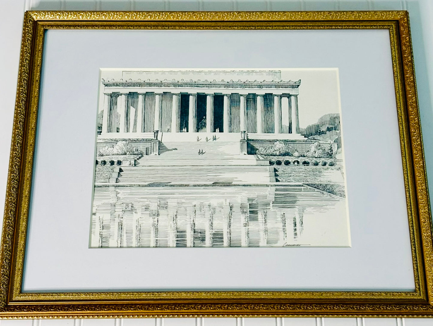Black and white monument  18 x 22 x 1