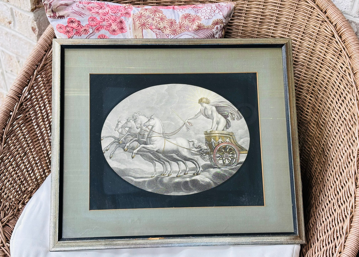 Roman Sun God Sol and Venus Engravings 21.5 x 18.5