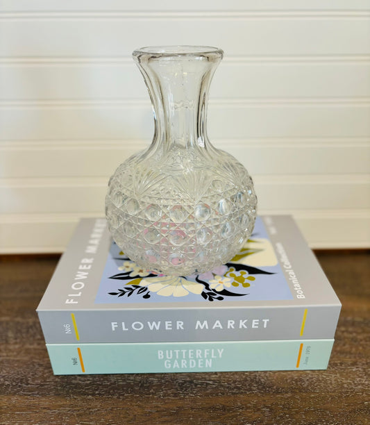 American Brilliant Cut Glass Decanter- 9 x 6