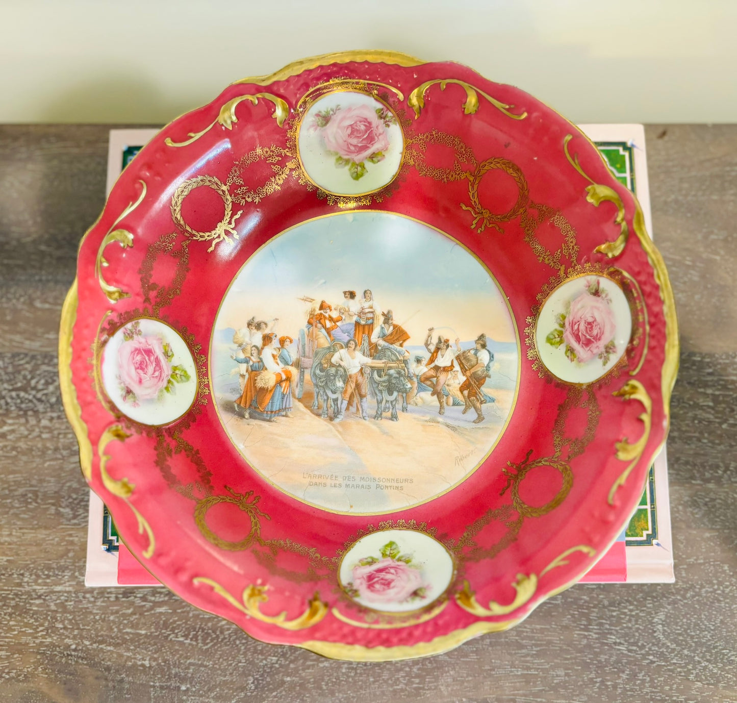 Rose Famille Bowl 9 w
