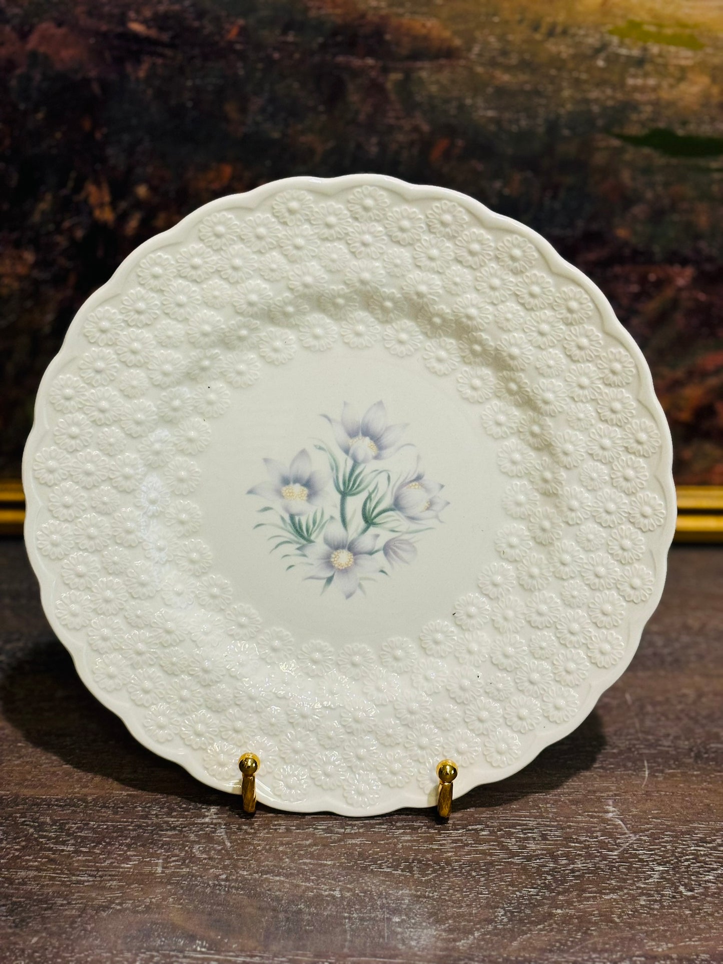 Set of 4 Spode Provincial Flowers Plates 9 w