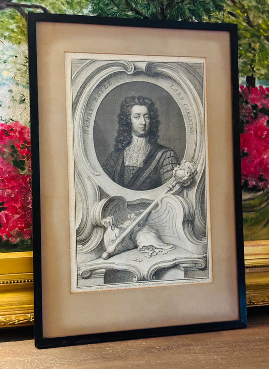 Framed Henry Engraving 14 x 20