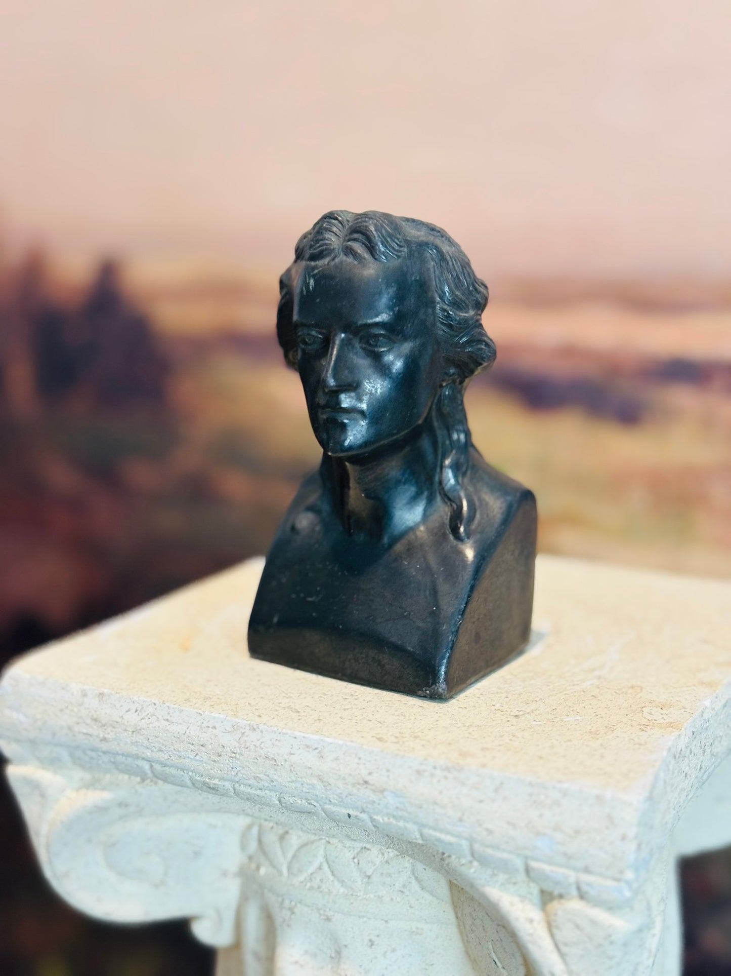 FR Von Schiller bust 4.5 h 2.25 w 1.75 d