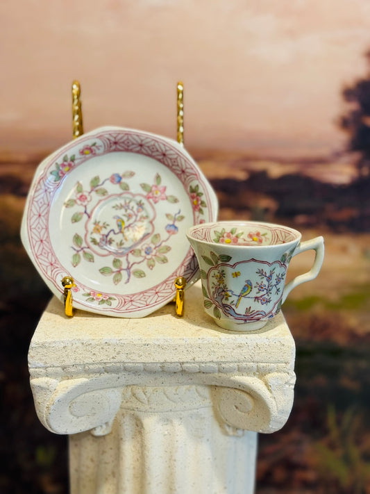 Adams England Calyx Ware set of 4 small tea cups and 6 saucers (each set $15) plus 2 xtra saucers