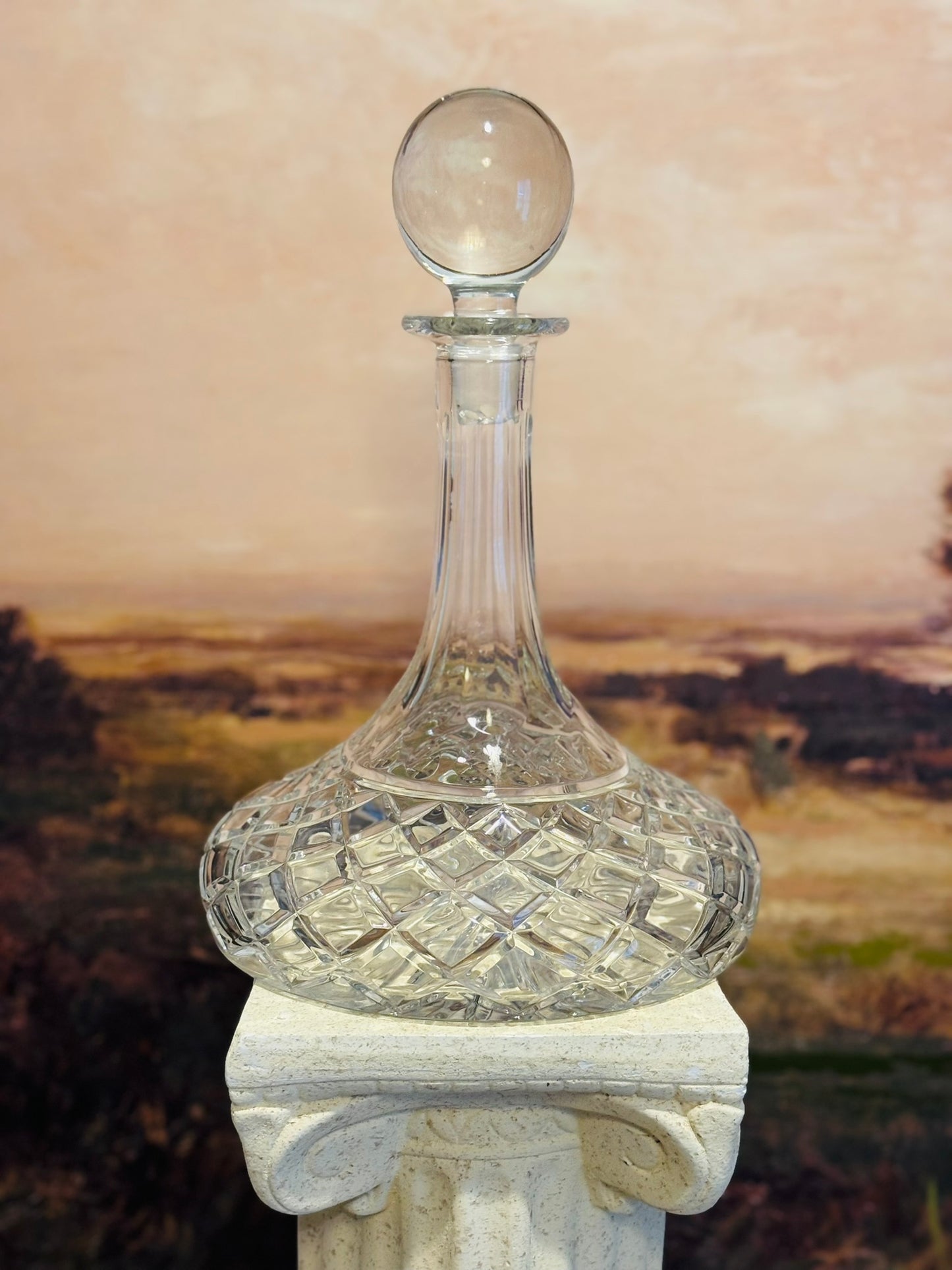 Waterford Lismore Ships Decanter 12 h 7.5 w/d