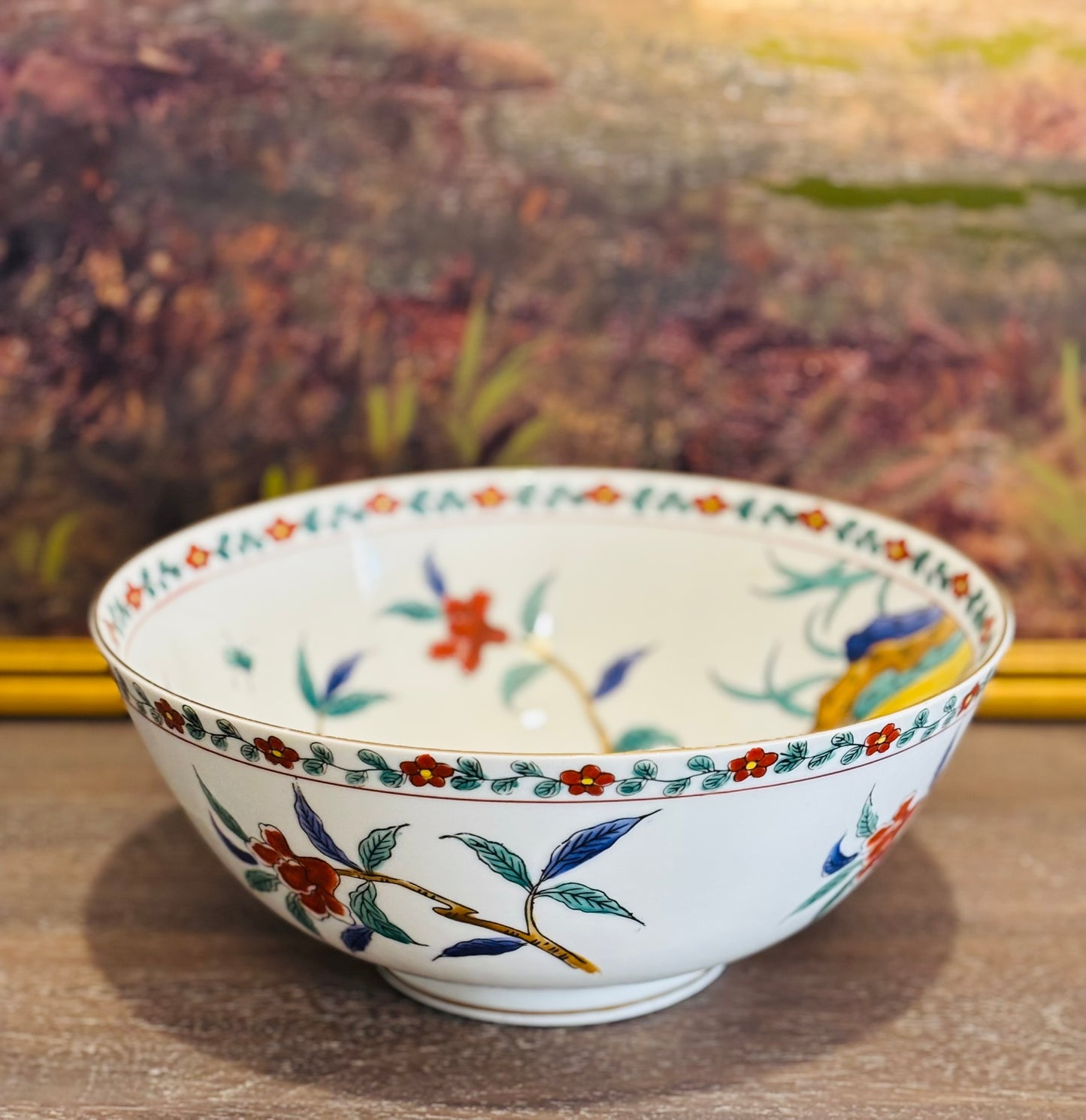 Japanese Imari Bowl 10 w 5 h