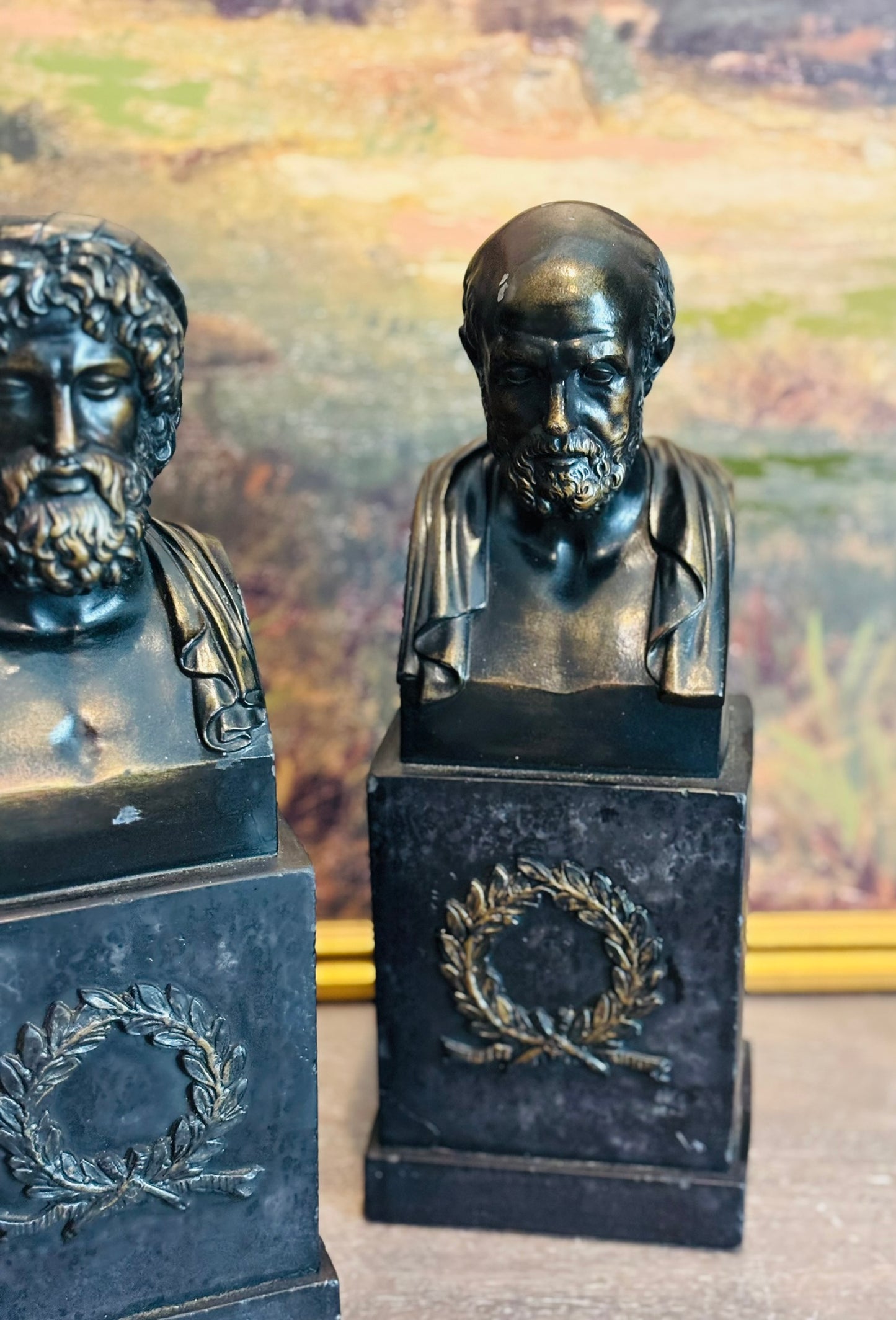 Philosopher Diogines Statue 3.25 d 4.5 w 12 h