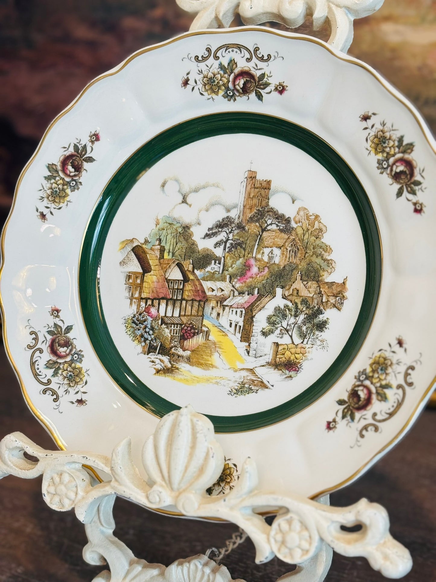English Rural Scenes Grindley of Stoke Plate 10 w