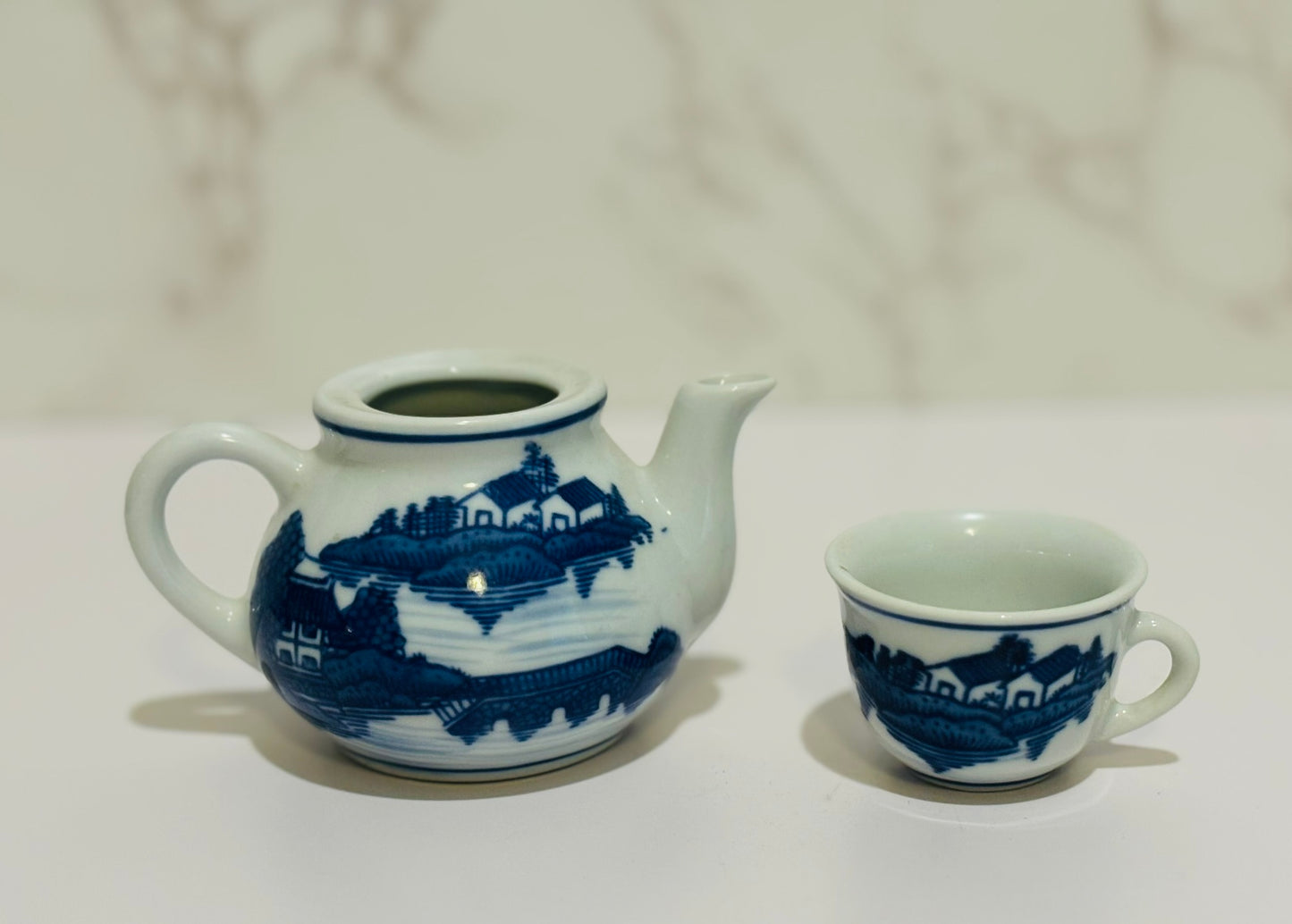 Mini Blue and White Tea Sets