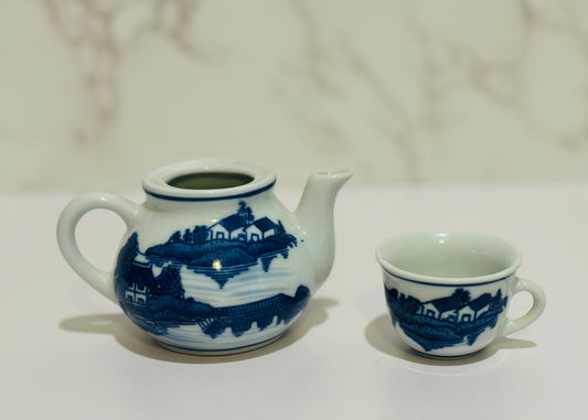 Mini Blue and White Tea Sets
