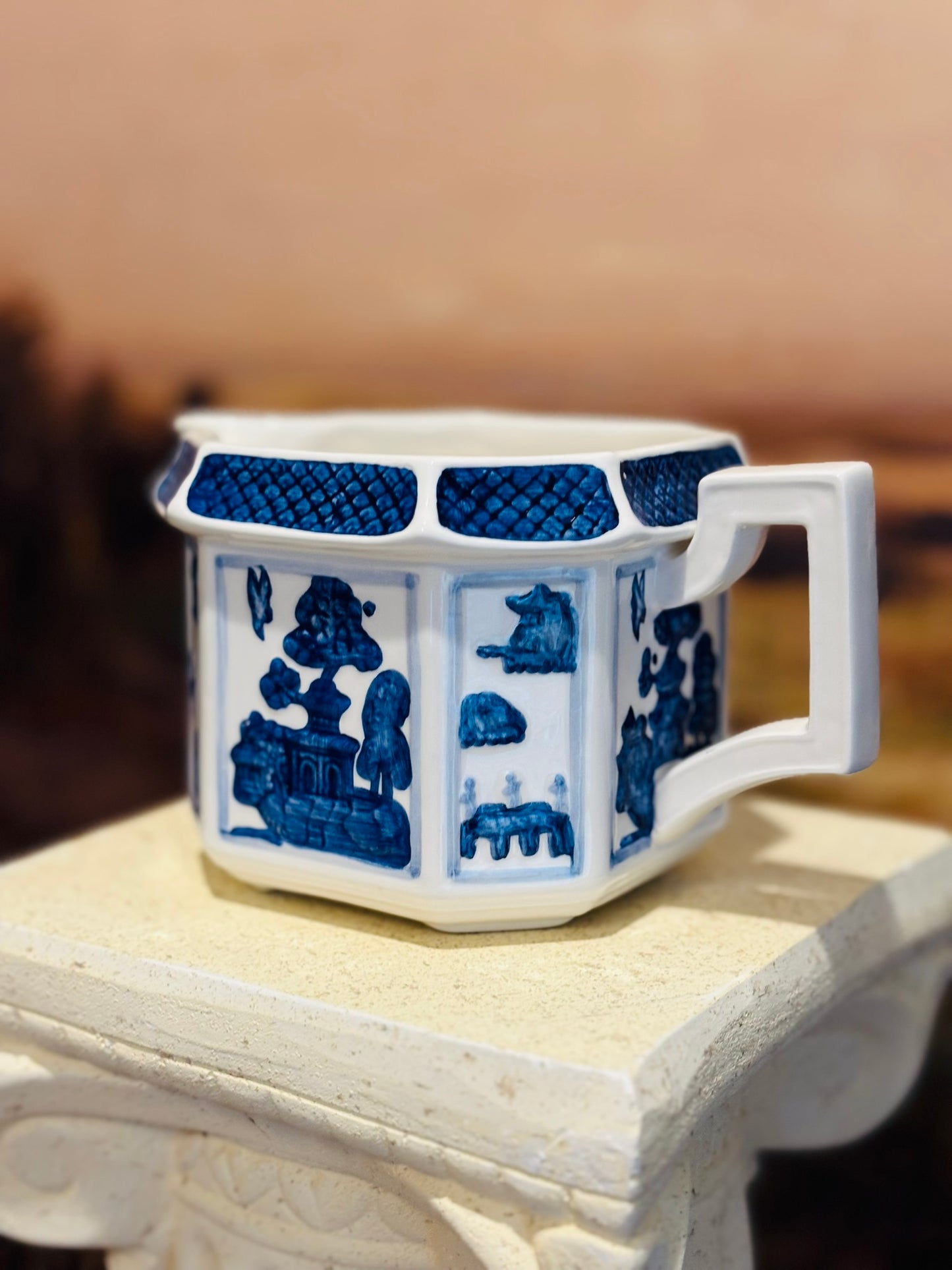 Christopher Johnson Pagoda creamer 6 w 4.25 d 3.5 h