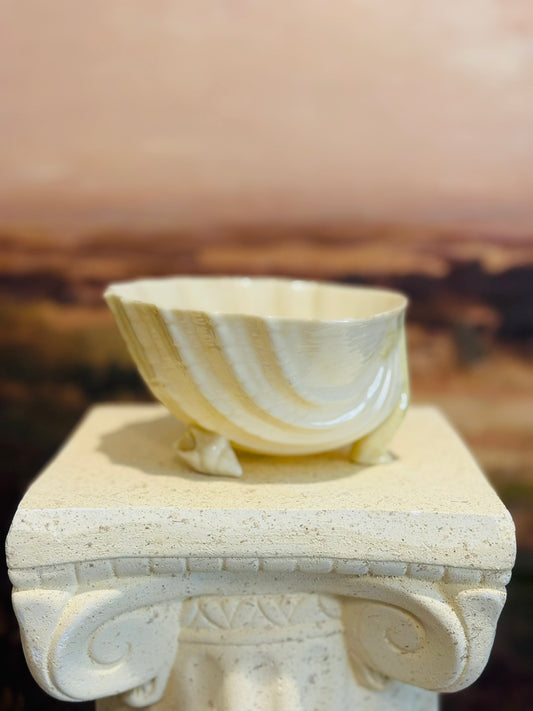 Beleek sugar and creamer set- cream with seashells 8.5 l 4.5 h 5 d